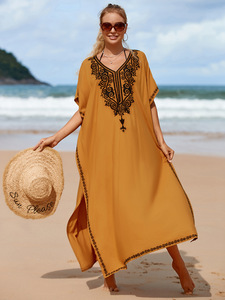 W0212 Women Swimsuit Cover Up Long Cardigan Bathing Suit