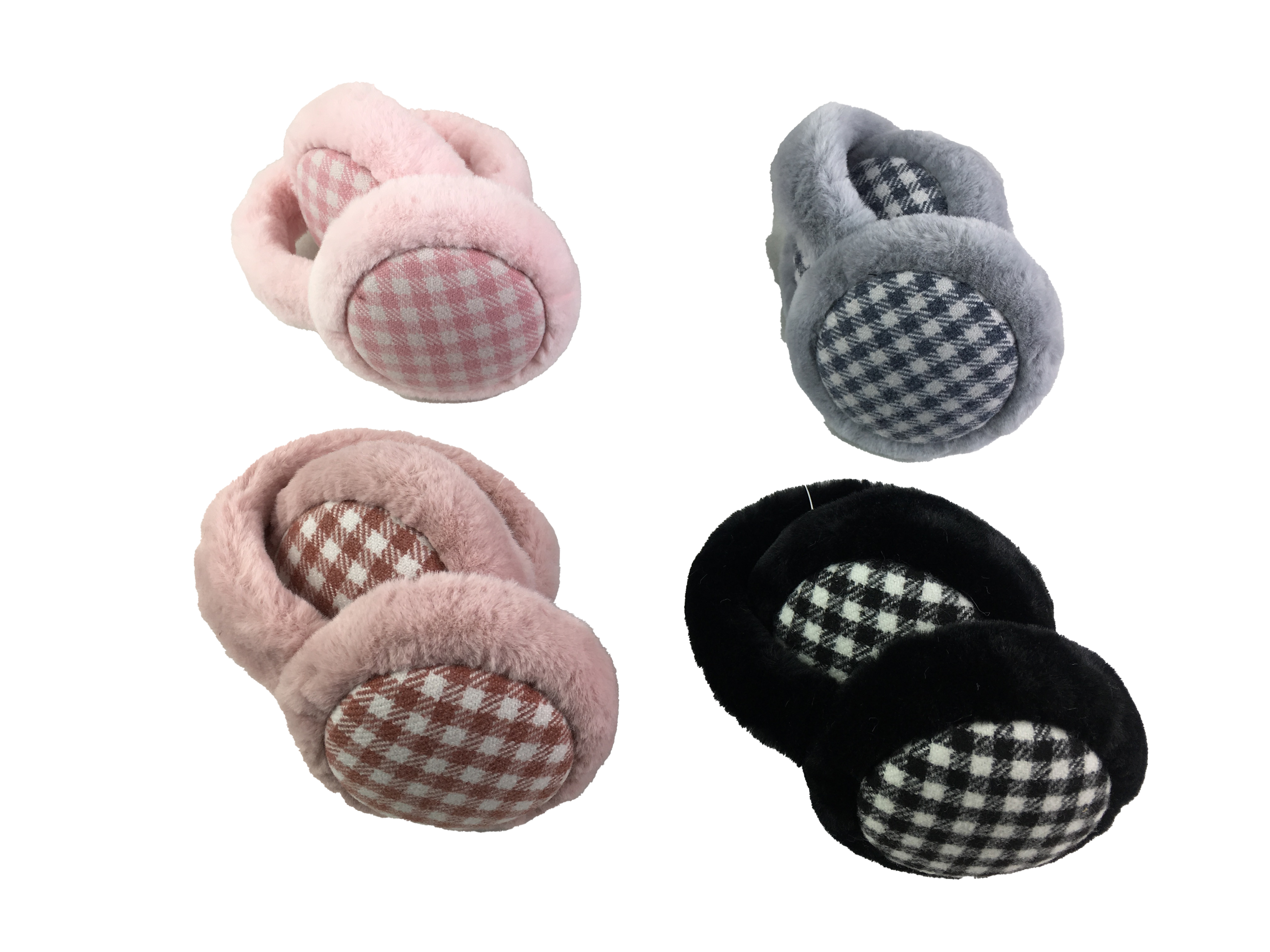 TF0334 Checker Winter Earmuff